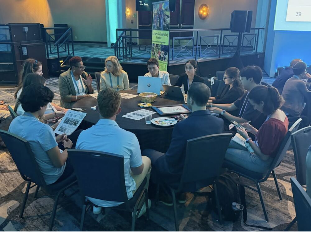 Students at the National Service Learning Conference