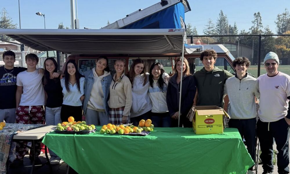 Students at the MA Farm Stand