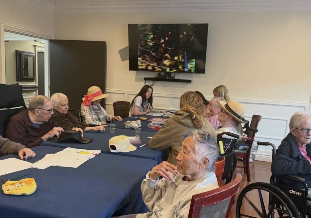 Students with the Alzheimer's Alliance