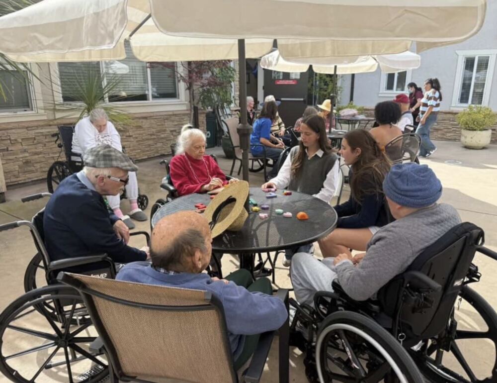 Students with the Alzheimer's Alliance